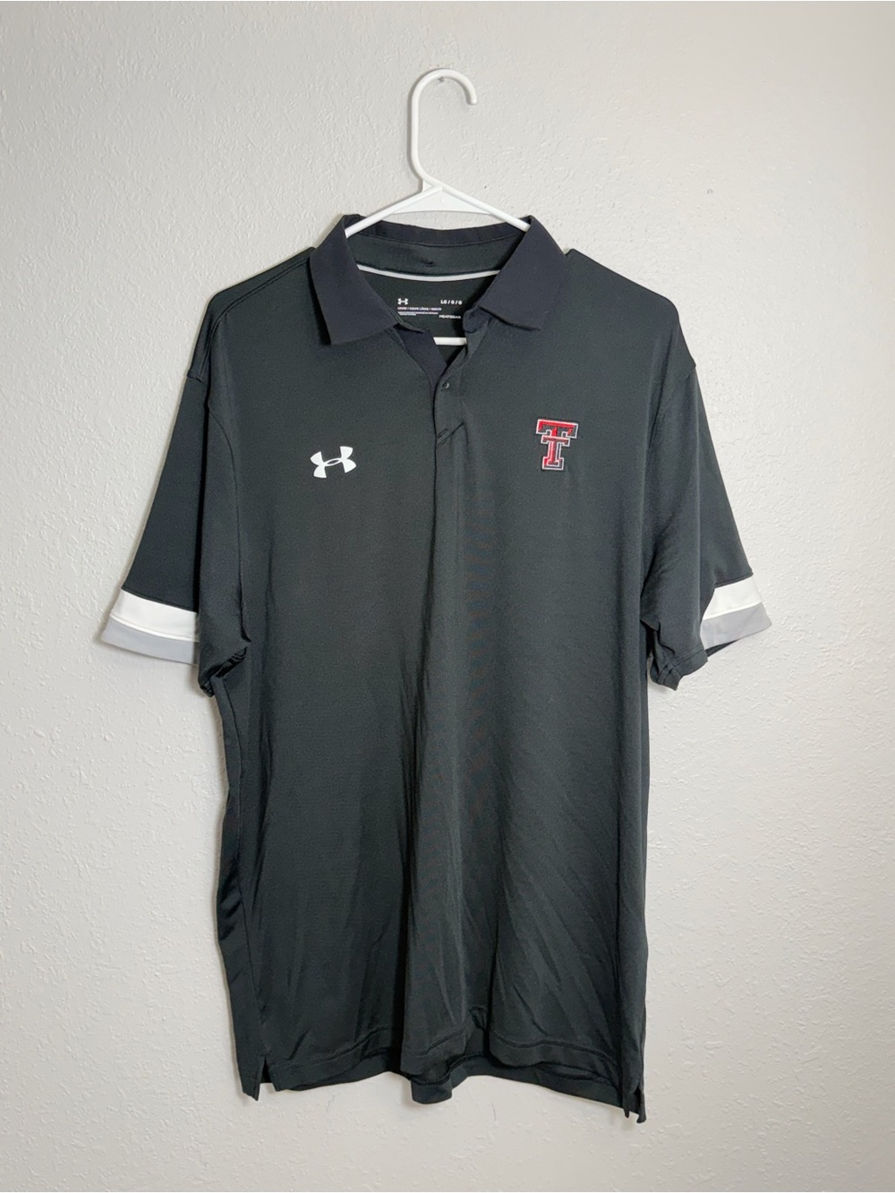 Under Armour Men's Texas Tech Black Polo